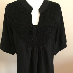 EUC Lace Detail Blouse